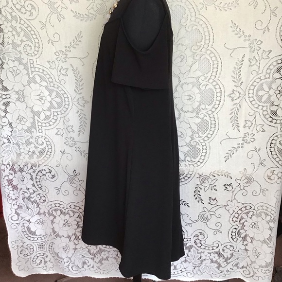 Jms, Just My Size- Cold Shoulder Swing Dress - Picture 3 of 7
